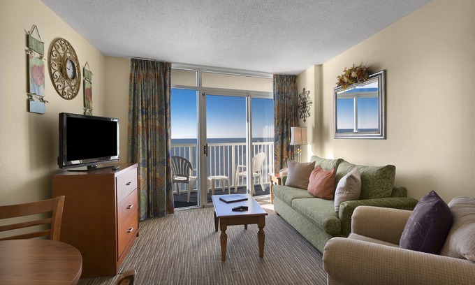 Arcadian Shores Resort | One Bedroom Suite w/Lovely Oceanfront View + Official On-Site Rental Privileges