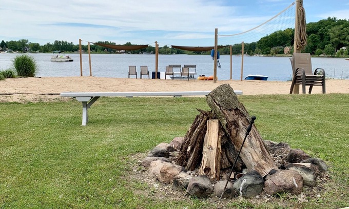 Ada House | Openings in October! Lake House near Grand Rapids ~ Sandy Beach ~Fishing
