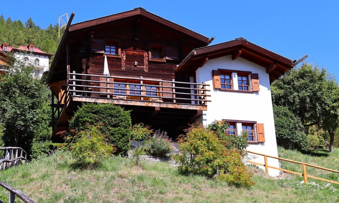 Ayer Ski Chalet | Outside : small, lovely, recently renovated individual chalet on 3 floors, suitable for 4 people, ba