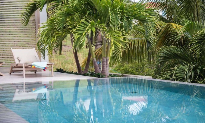 Grand Cul-de-Sac Villa | PALM - a private setting in the hills above the Grand Cul de Sac lagoon