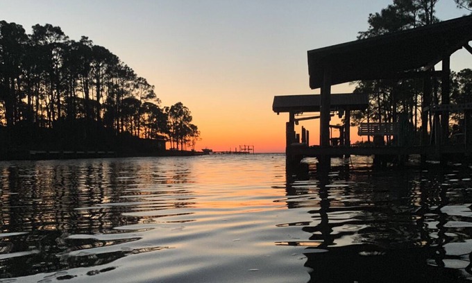 St. George Island Apartment | Perfect Couples Getaway - Canal Front Apartment