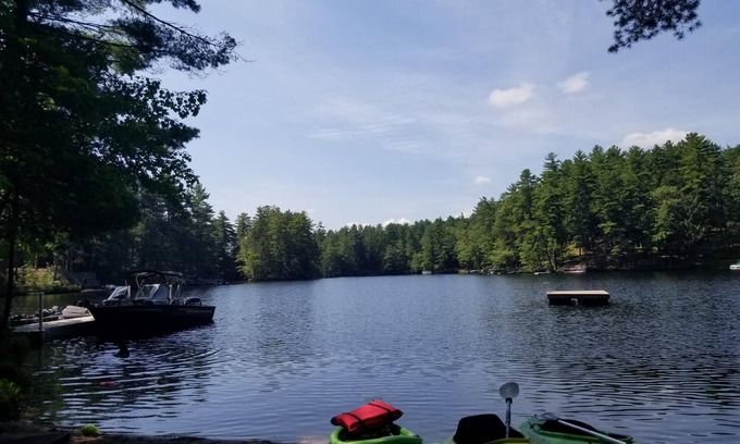 Lake Arrowhead House | Perfect Family House on Lake w/Private Beach and dock