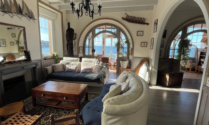 Perros-Guirec Villa | Perros Guirec, villa on a cliff, near Trestraou beach and town center