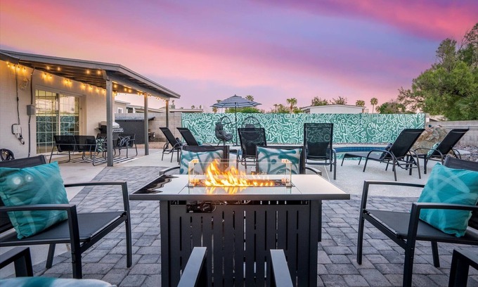 Covey House | Pet-friendly stylish retreat with private pool, spa, ping pong, foosball + more!