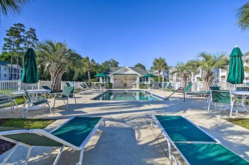 Carolina Forest Apartment | Pickleball and Pool Access Myrtle Beach Condo