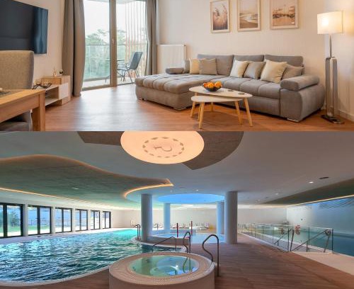 Pobierowo Apartment | PINEA SKY PREMIUM apartament z widokiem na morze ze SPA i basenem przy plaży Pobierowo