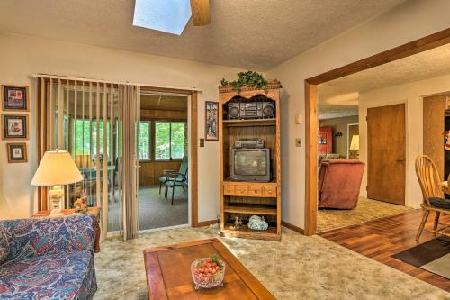 Locust Lake Village House | Poconos Home with Fire Pit, Walk to Locust Lake!