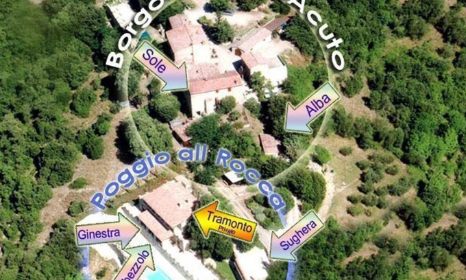 Civitella Paganico Apartment | poggio alla rocca - sole
