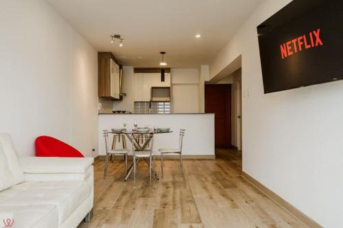 Country Club Apartment | Polished 2BR with Balcony in San Isidro