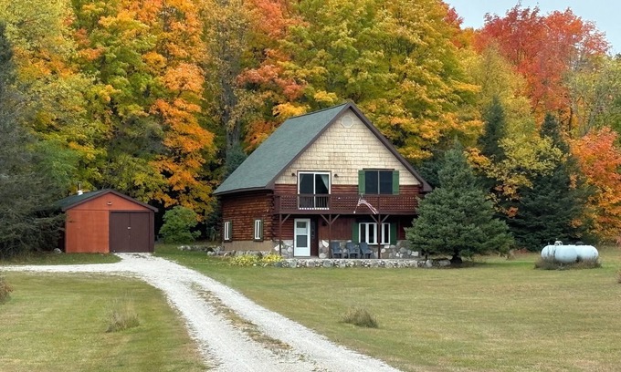Shingleton House | Pond Island Lodge, ORV/Snowmobile trail access from driveway