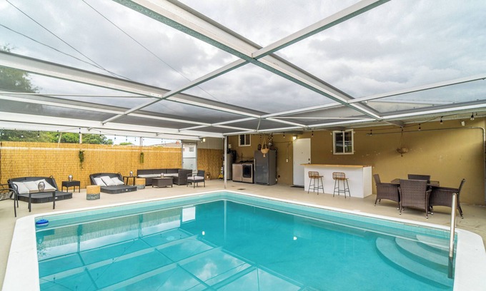 North Miami House | Pool, 4 Bed, 3 Bath, Patio, Parking.