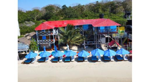 Bocachica House | Posada nativa casa azul