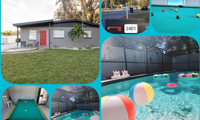 Bearss Plaza House | ☆ Private House w/Pool☆ Next to Bush Garden/Aventura Island☆