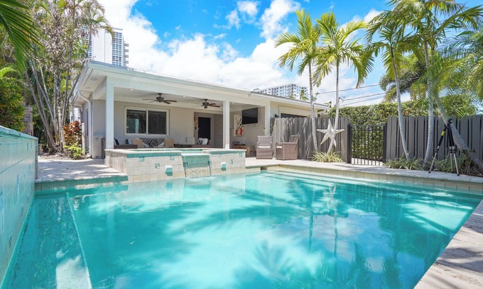 Lauderdale Beach House | Private Pool Beach House 300 Steps from the Sand