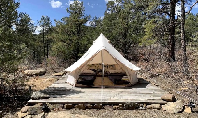 Boncarbo RV Rental | Reconnect with Nature at this Unique Bell Tent in Colorado
