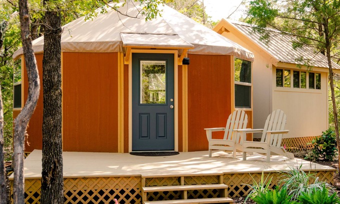 Bastrop Cabin | Relax in your own secluded Yurt Cabin nestled into a 200+ acre Property!