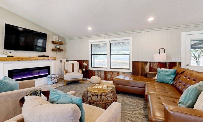 Burnet House | Renovated lakefront home with amazing water views & furnished outdoor areas