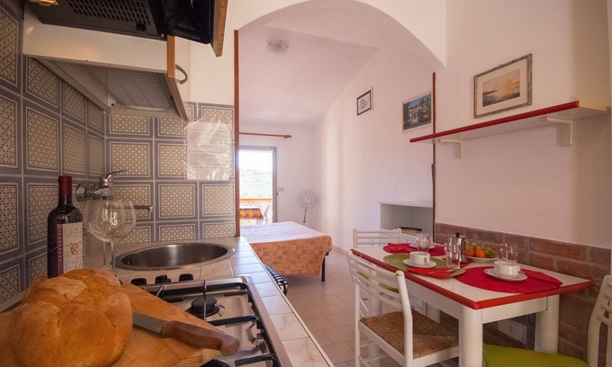 Capoliveri Resort | Residence La Valdana-Studio with swimming pool, tennis and parking 1km from the beach