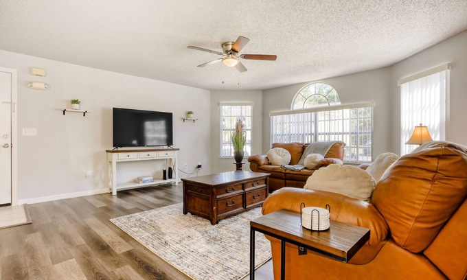 Royal Palm Bay Condo | Resort-like condo with pool, hot tub, tennis, & gym - WiFi, private W/D, Dogs OK