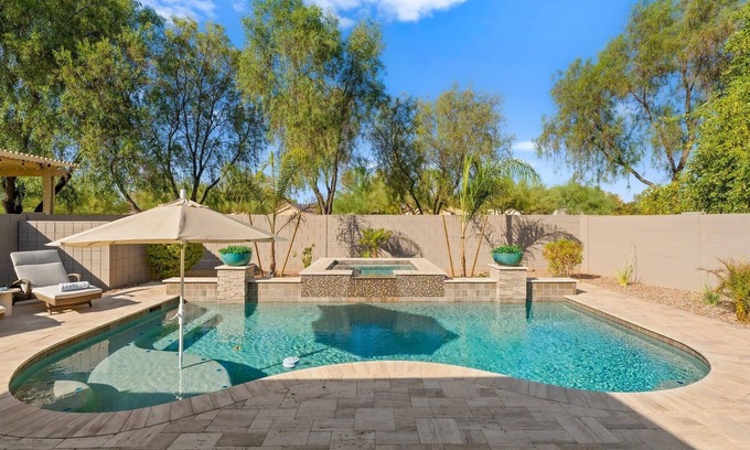 San Tan Valley House | Resort-Style Backyard w/Pool & Hot Tub - Luxury Escape
