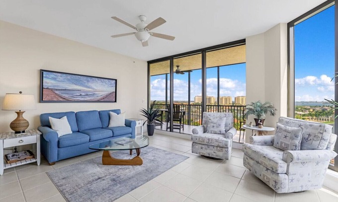 Cape Harbour Condo | River View Retreat | Panoramic Gulf View 3/2 Condo