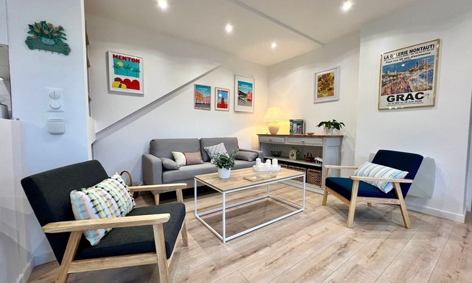 Saint-Andre-de-la-Roche Apartment | ROSE-COCO HOUSE 7 kilometers from NICE (Alpes Maritimes)