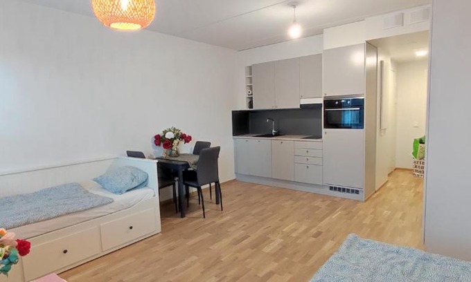 Vantaa Apartment | Ruby studio 5min to Vantaa Airport and 20min to Helsinki center