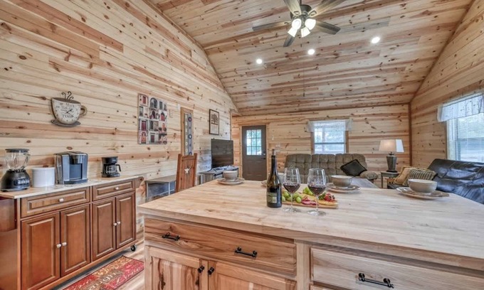 Fredericksburg Cabin | Rustic Cabin With Firepit and Grill - 10 Mins to Main St