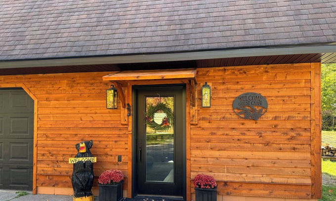 Brimley Cabin | Rustic Moose Lakefront Guest Cabin on the Shore of Lake Superior
