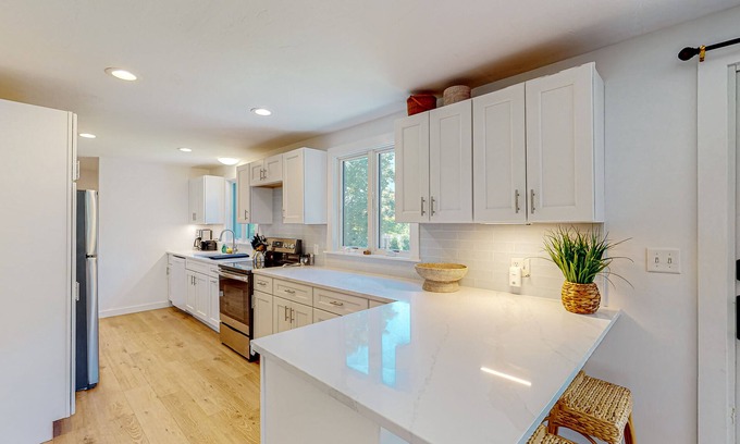 West of Town House | Sail Away Cottage | Dog-friendly house in Nantucket with indoor/outdoor living