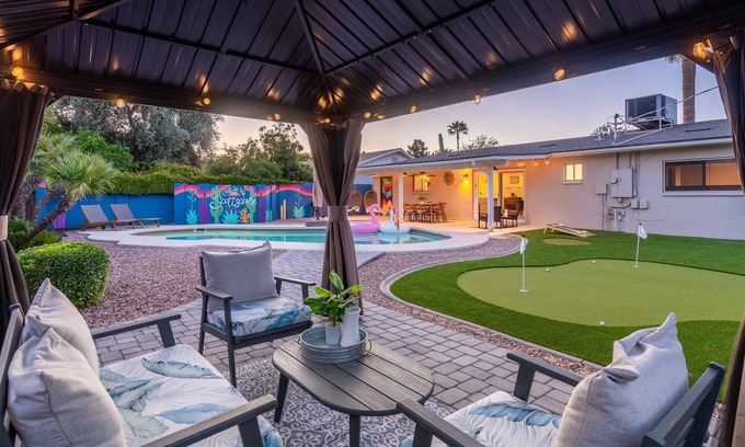 Pointe Scottsdale House | Scottsdale Oasis Near Old Town, with a pool and mini putt golf!