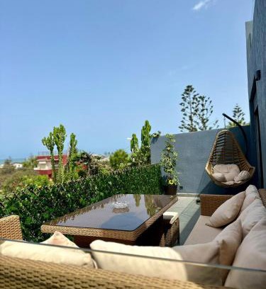 Tamariss Apartment | sea view appart and roof top, jack beach Tamaris, Dar Bouaza