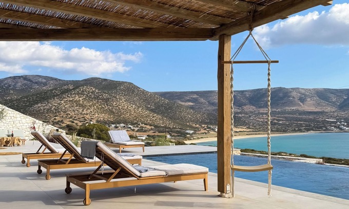 Agiassos Villa | Seafront Villa design and luxury with stunning sea view.
