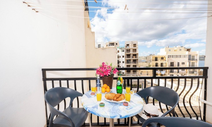 Bugibba Apartment | Seashells Self Catering Apartment by Getaways Malta