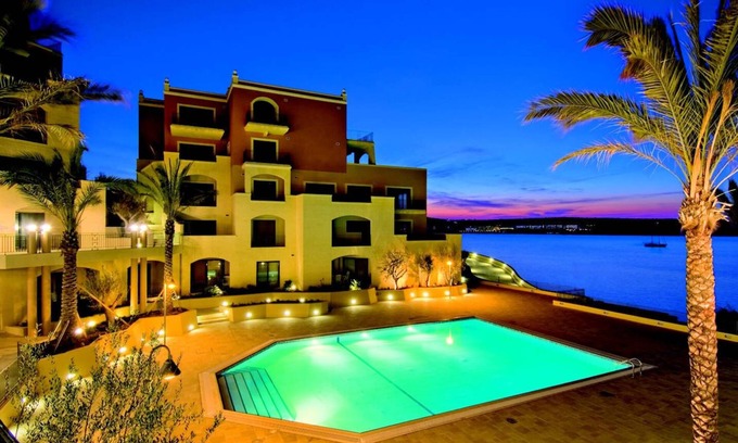 Santa Maria Estate Apartment | Seaview Apt Mellieha | Pool, Kid-Safe Gated Complex, Walking distance to the Sea