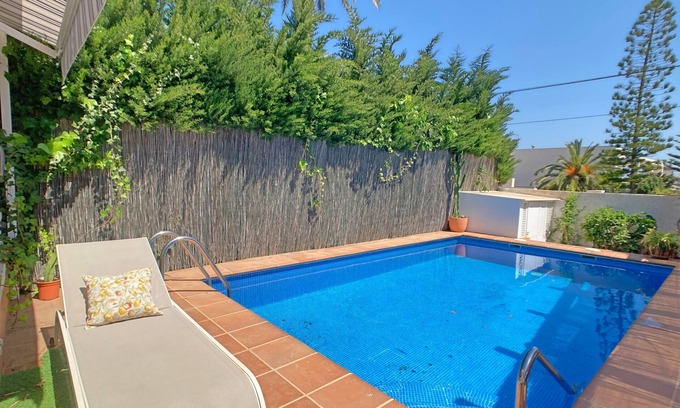 Cabo de Palos Ski Chalet | Semi-detached villa with large terrace with BBQ and private pool