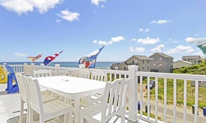 South Nags Head House | Semi-oceanfront in South Nags Head with views! Well-maintained and comfortable!