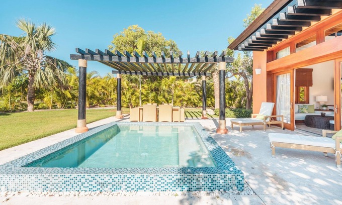 Punta Cana Villa | Serene Green Village Bungalow With Pool Oasis AA3