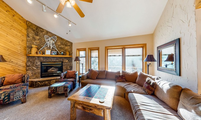 Copper Mountain Village House | Ski-In Retreat w/Ski Views, Private Hot Tub, 2 Fireplaces - Short Walk to Lifts