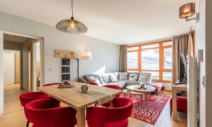 Arc-1800 Apartment | Ski-in/ski-out & foot of the slopes, 7th floor, view ski slopes, fitness, swimming pool, sauna