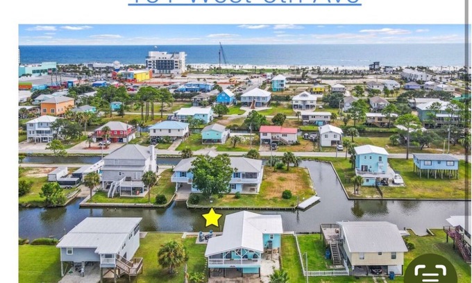 Gulf Shores House | SNOWBIRDS dream house on the canal in the heart of Gulf Shores Walk to the beach
