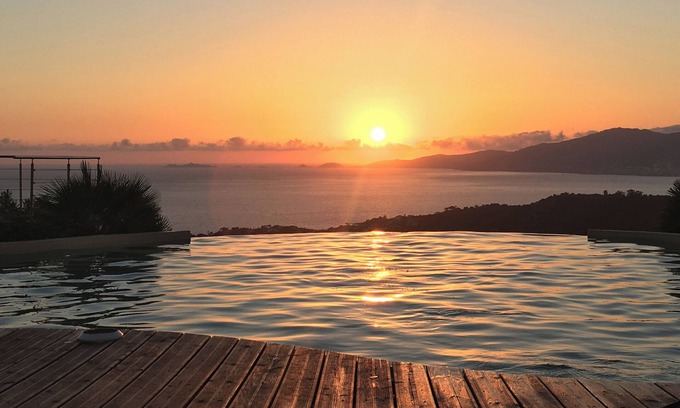 Albitreccia Villa | SoleVilla Sole Rossu furnished 5 * - Panoramic sea view ☀️ Heated pool