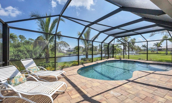 South Gulf Cove House | South Gulf Cove 3 Bedroom Canal Pool Home
