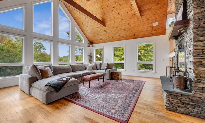 Richmond House | Spacious 3BR Mountain Retreat w/Sauna & Gym, Near Stowe, Burlington, Sugarbush