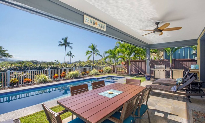 Keauhou House | Spectacular Home on the Golf Course with Private Pool