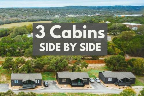 Canyon Lake House | Starlight Horizon 3 Cabins LMN - Pet-Friendly Texas Hill Country Group Stay Near Canyon Lake - Pool, Stargazing, Sleeps 24