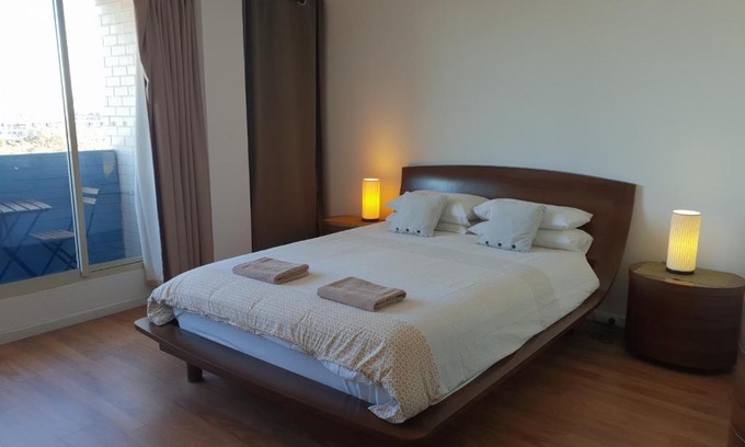 Fremantle Apartment | Studio 204 with harbour, ocean and sunset views from the balcony