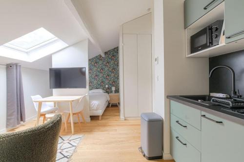 Vassieux - Crepieux Apartment | Studio cosy & climatisé , Caluire, proche de Lyon