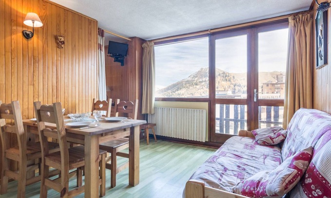 Plagne Centre Apartment | Studio La Plagne, studio flat, 4 persons
