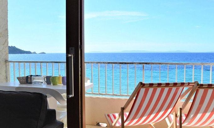 Cavaliere Beach Apartment | Studio on Cavalière beach with terrace, 1st floor, sleeps 2